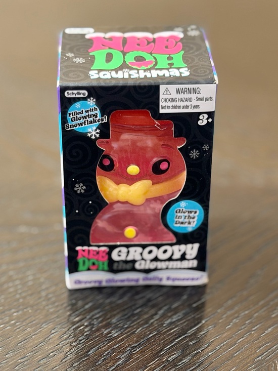 Schylling Other - NeeDoh Squishmas Groovy the Glowman Squishy Fidget Stress Toy